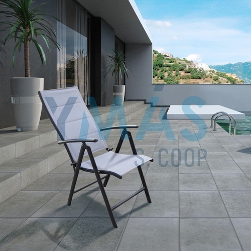 SILLON POSICIONES ALUMIN.TEXTIL. SICILIA 58X68X104