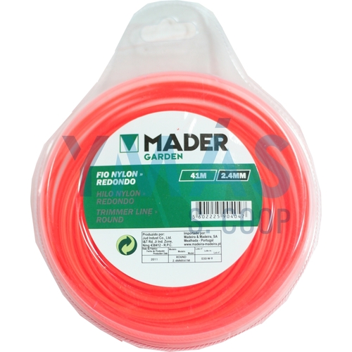 HILO DESBROZADORA NYLON REDONDO 2.4MMX41M