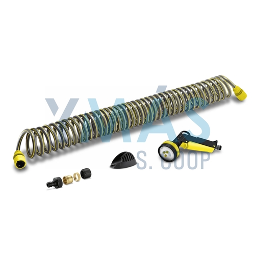 MANGUERA ESPIRAL FLEXIBLE 10MM 10M CON ACCESORIOS