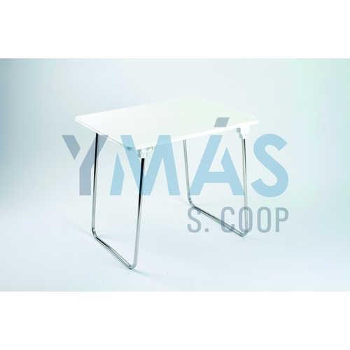 MESA CUADRADA 80X60 CM PLEGABLE PATA ALUMINIO