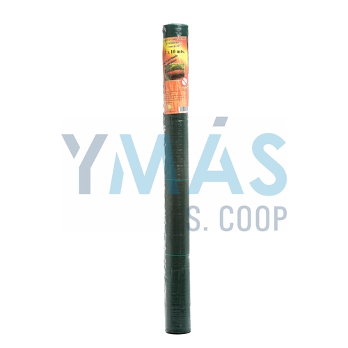 MALLA ANTIHIERBAS 100 GR VERDE 2X10 M