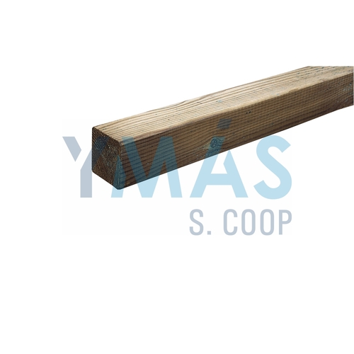 POSTE MADERA CUADRADO 7X7X180 CM