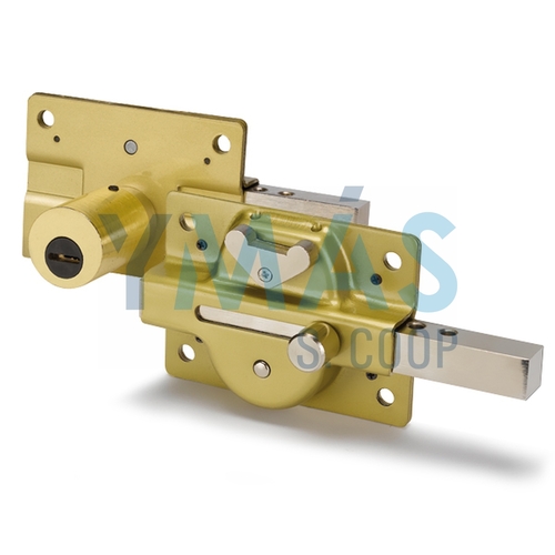 CERROJO EZCURRA SEGURIDAD ACERO SATINADO 500C 50MM