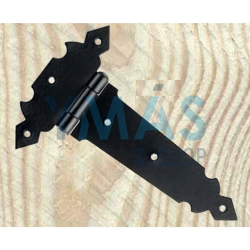 BISAGRA TORTAJADA NEGRA 47