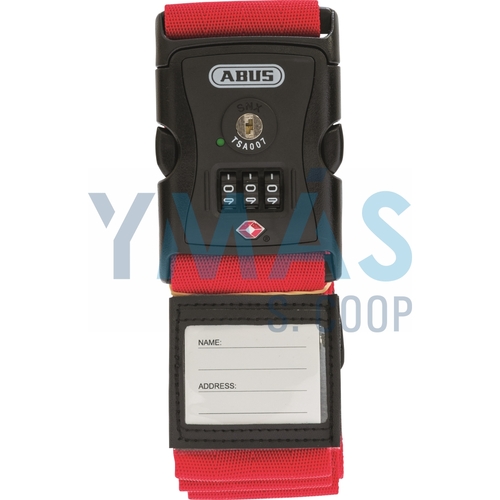 CIERRE DE CORREA AJUSTABLE COMBINACION TSA ROJO