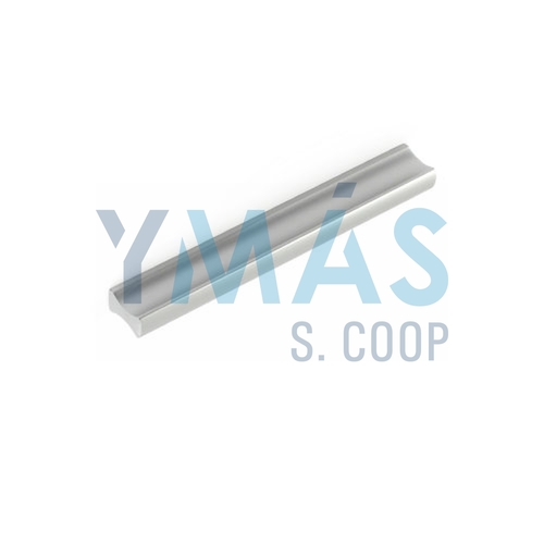 TIRADOR RECTANGULAR ALUMINIO 96 -120 MM ANONIZADO