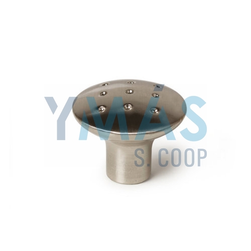 POMO REDONDO PUNTOS ZAMAK 35 MM NIQUEL SATINADO