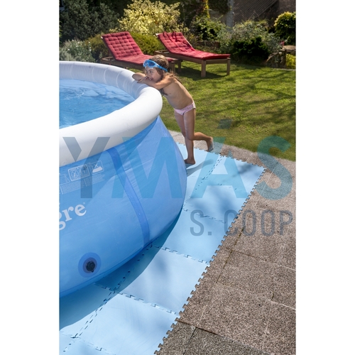 PROTECTOR SUELO PISCINA 9 PIEZAS DE 50X50CM 8MM