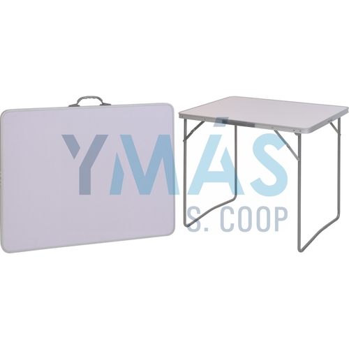 MESA DE CAMPING PLEGABLE CON ASA 80X60X63CM