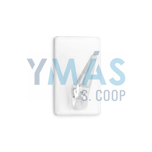 PERCHA ADHESIVA TRANSPARENTE COCINA 4UDS