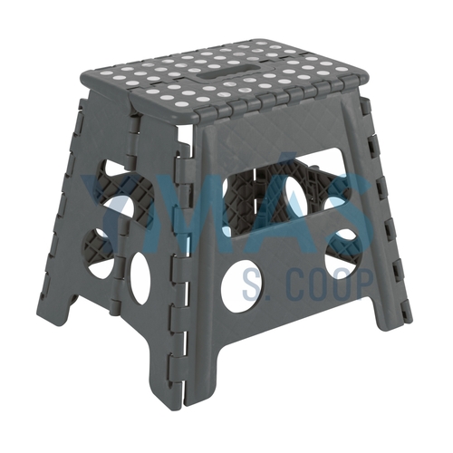 TABURETE PLEGABLE 29X22X32 GRIS